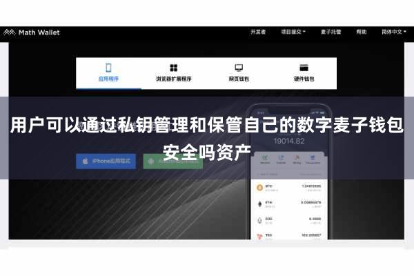 用户可以通过私钥管理和保管自己的数字麦子钱包安全吗资产